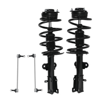 Suspension Front Struts w/ Sway Bar End Links compatible for Dodge Grand Caravan 2008-2020