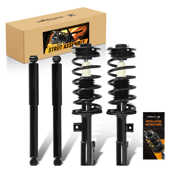 4PC Complete Struts Shocks Absorber For 2010-2017 compatible for Chevrolet Equinox FrontRear