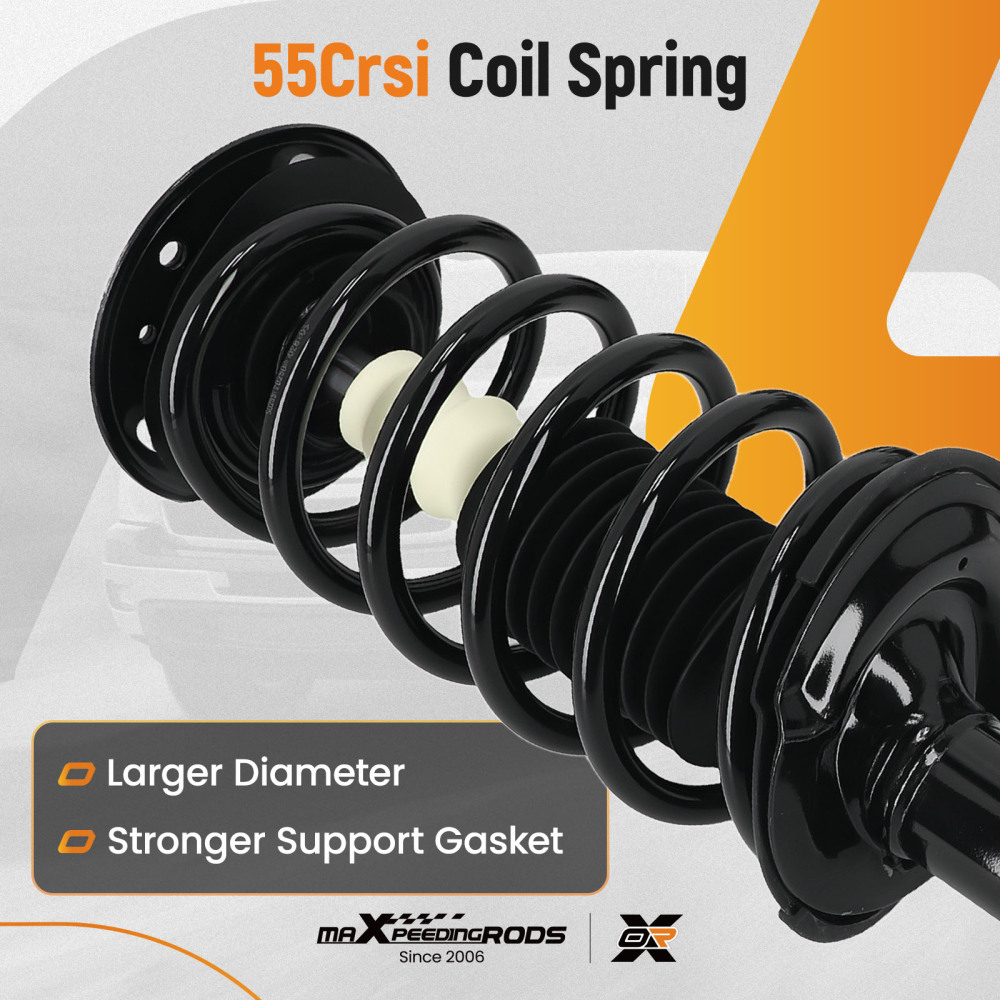 4PC Complete Struts Shocks Absorber For 2010-2017 compatible for Chevrolet Equinox FrontRear