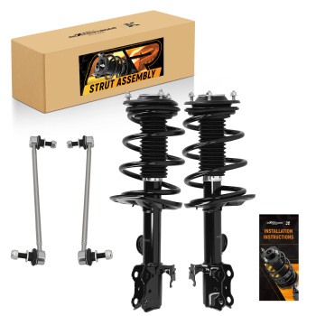 maXpeedingrods 4Pcs Front Struts Shocks & Sway Bar Links for Toyota Rav4 3.5L 2006-2012