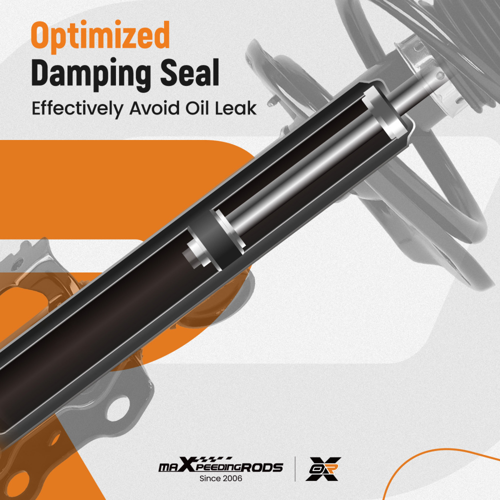 maXpeedingrods 4Pcs Front Struts Shocks & Sway Bar Links for Toyota Rav4 3.5L 2006-2012