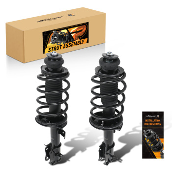 Front Struts w/ Coil Spring Assembly compatible for Chevrolet Aveo Aveo5 Wave G3 2004-2011