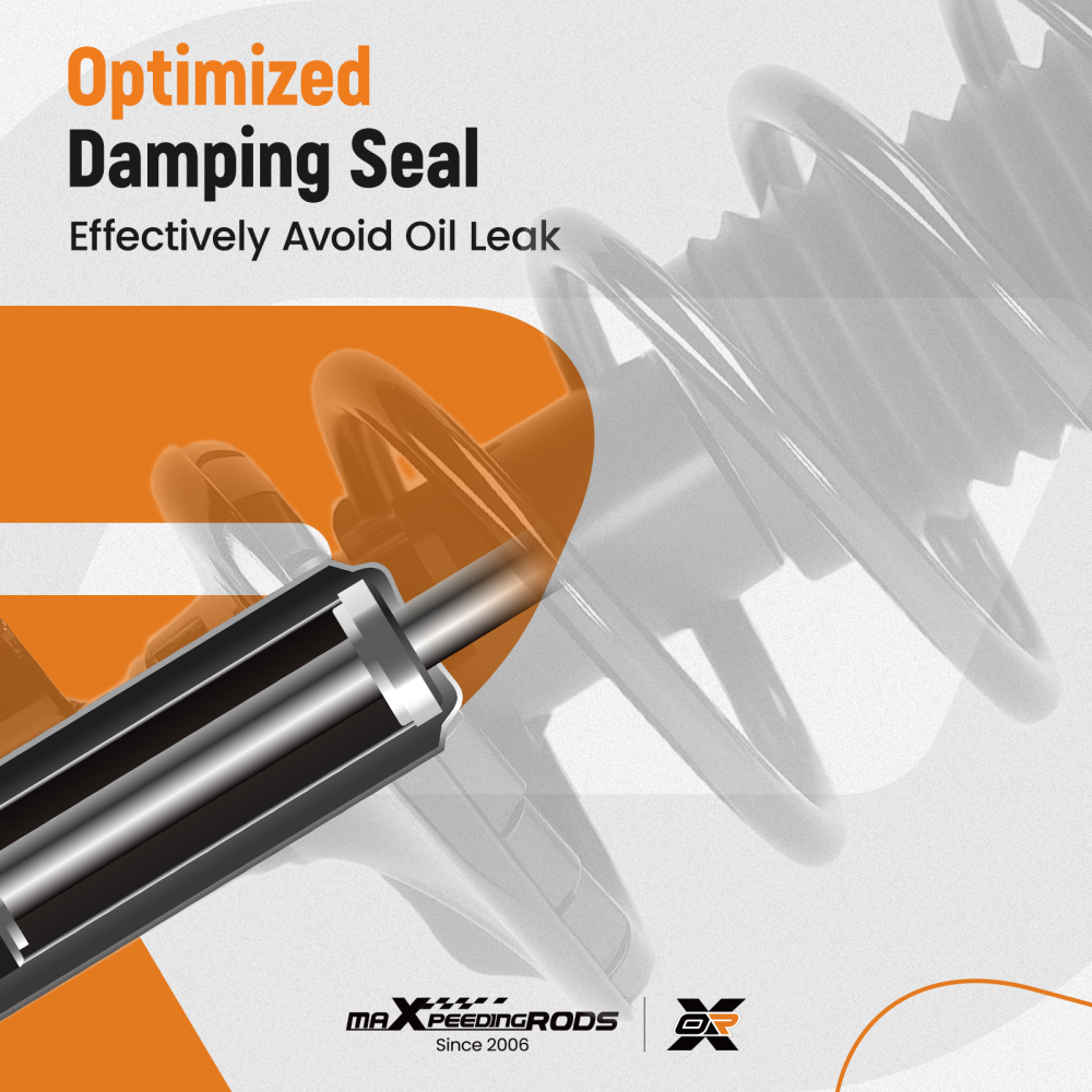 Front Struts w/ Coil Spring Assembly compatible for Chevrolet Aveo Aveo5 Wave G3 2004-2011