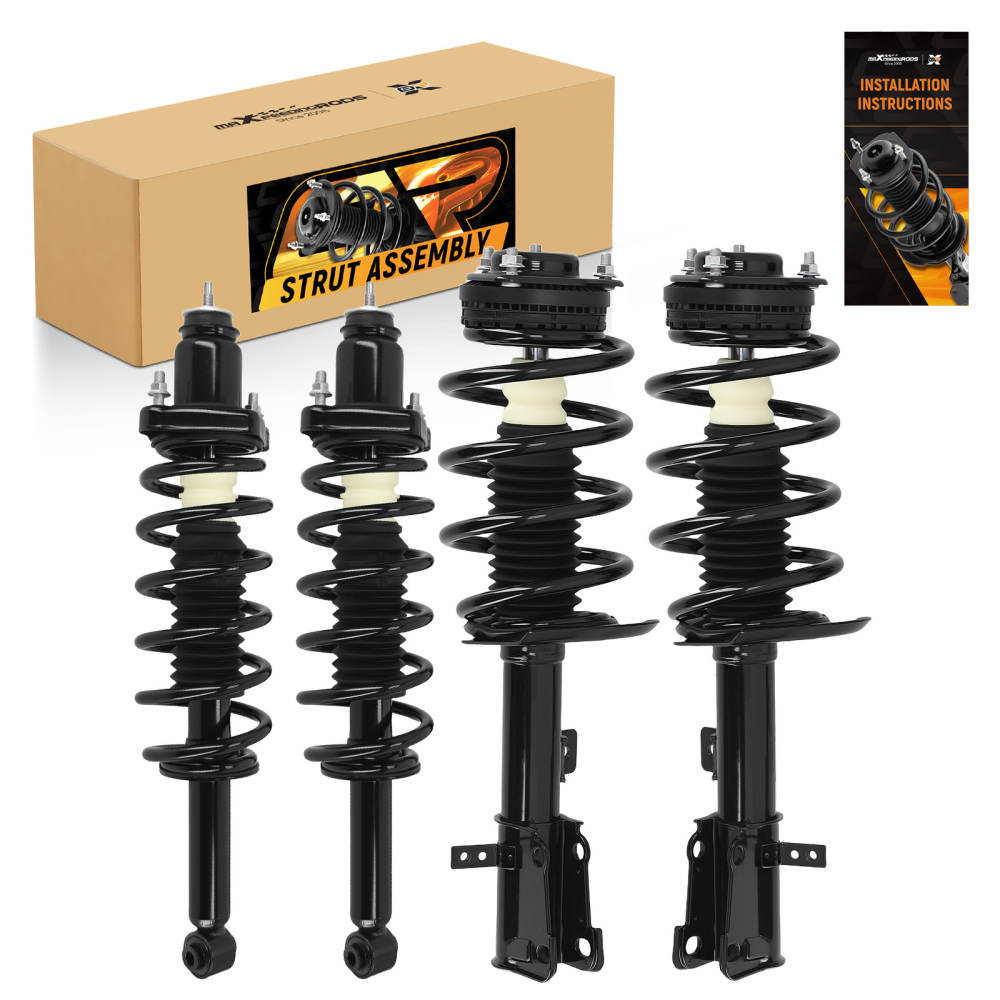 4pcs Suspension Rear Front Struts Assembly compatible for Chrysler 200 2011-2014 2.4L 3.6L