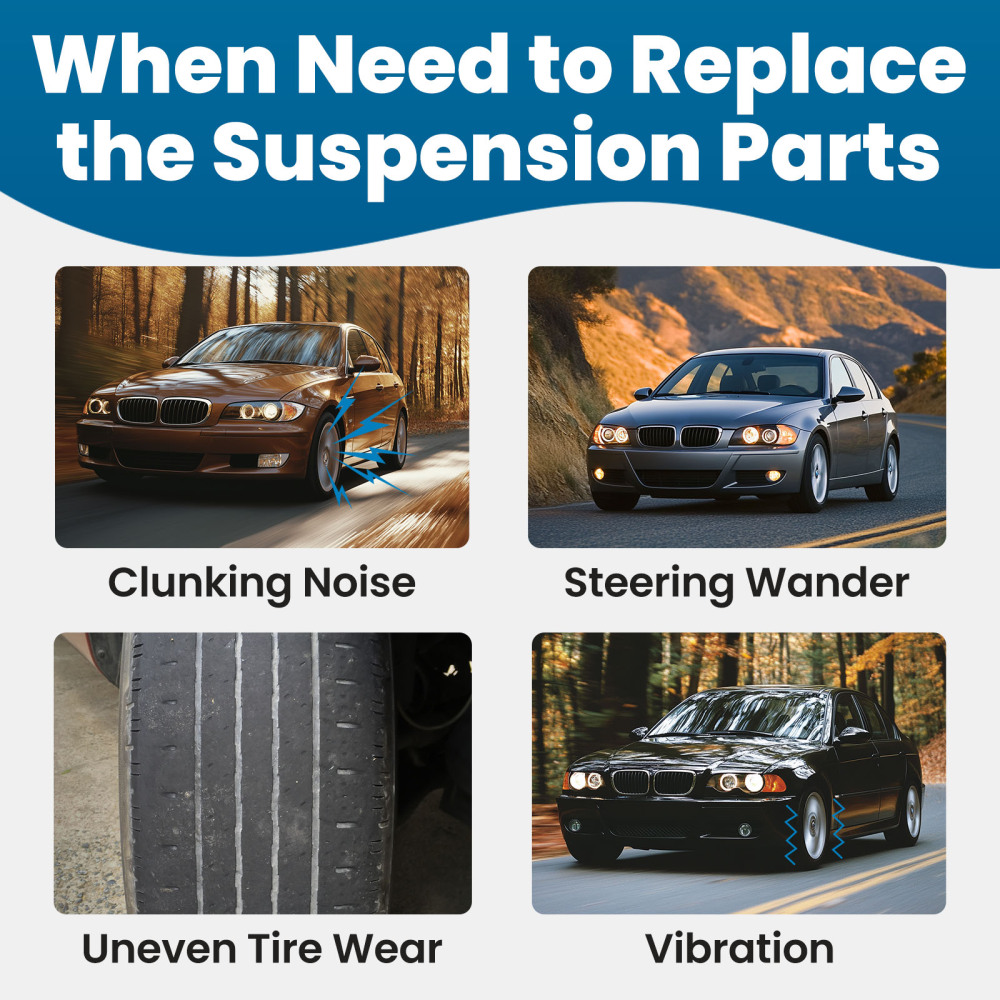 Suspension Kit Front Struts w/Control Arms compatible for BMW 328i 2012 - 2013 3.0L RWD