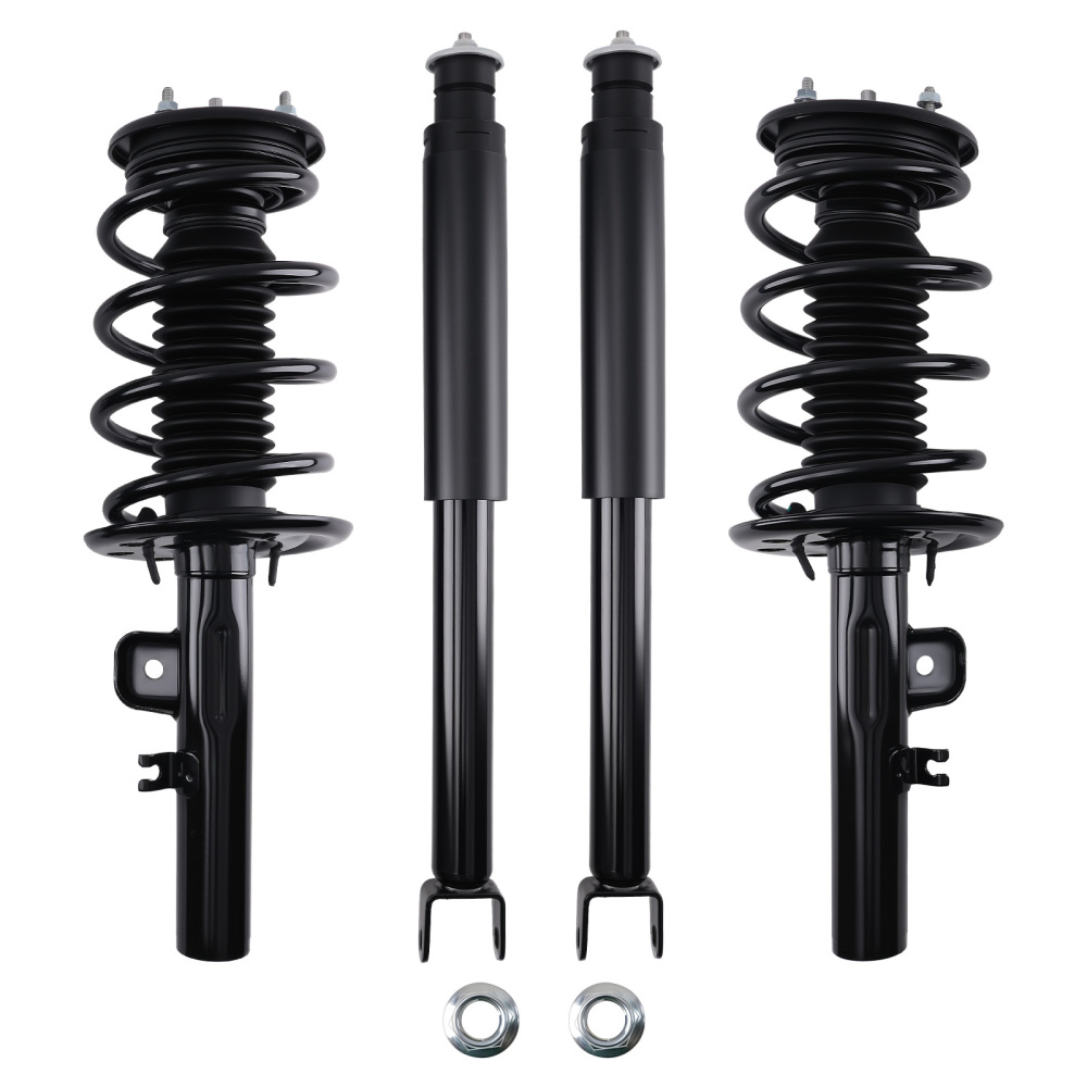 Front Rear Complete Struts w/ Coil Springs compatible for Ford Taurus 2010-2012 3.5L