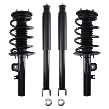 Front Rear Complete Struts w/ Coil Springs compatible for Ford Taurus 2010-2012 3.5L