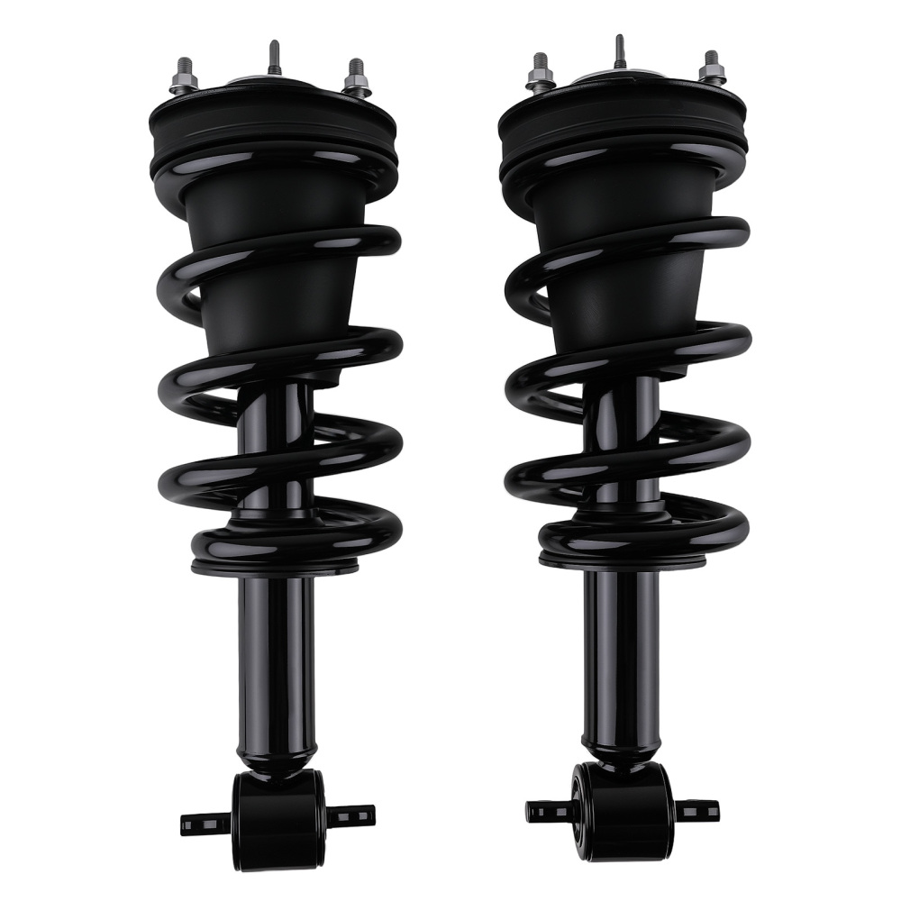 Front Struts Rear Shocks w/ Sway Bar For 2014-2018 compatible for Silverado Sierra 1500 4WD