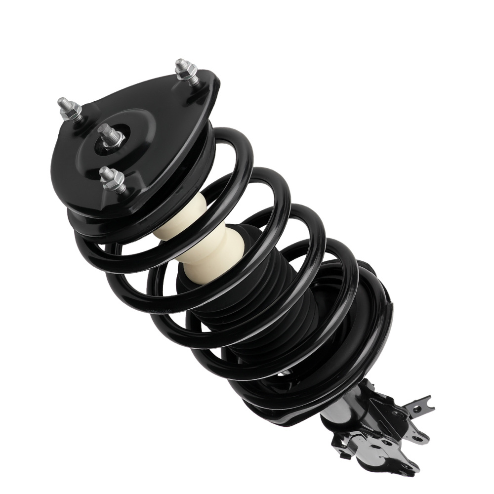 Front Rear Struts w/Sway Bar Links compatible for Kia Rio compatible for Hyundai Accent 2006-2011