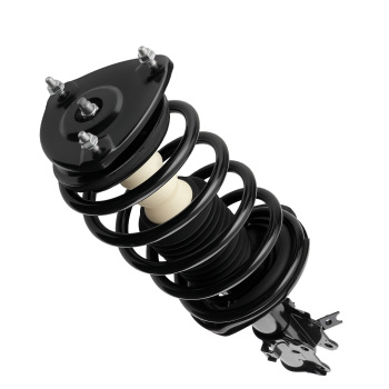 Front Rear Struts w/Sway Bar Links compatible for Kia Rio compatible for Hyundai Accent 2006-2011