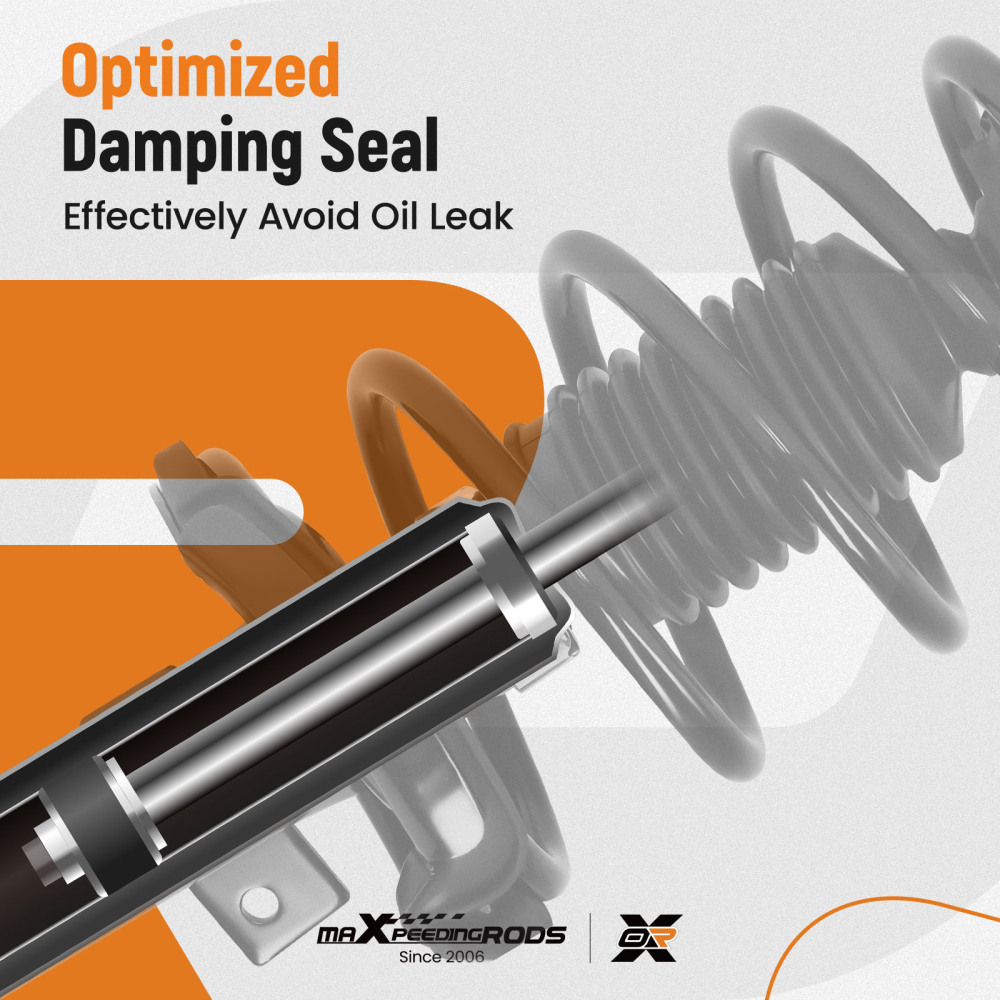 Suspension Front Struts w/Control Arms for 2012 2013 compatible for Ford Focus 2.0L 172523