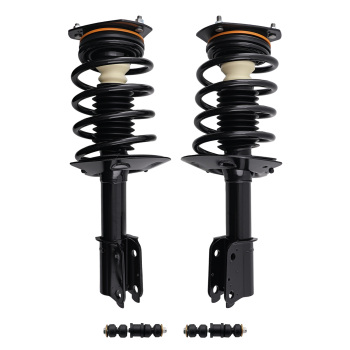 Front Struts w/ Coil Spring Sway Bars Kit for 2006-2013 compatible for Chevrolet Impala Limited