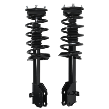 4pcs Front + Rear Struts w/Coil Spring compatible for Lincoln Mkx 2007-2010 3.5L compatible for FWD