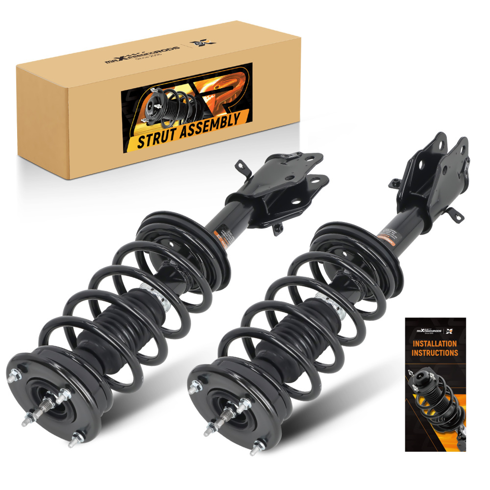 Front Struts w/Coil Spring + Control Arms compatible for Ford Edge 2007-2010 compatible for FWD 172889