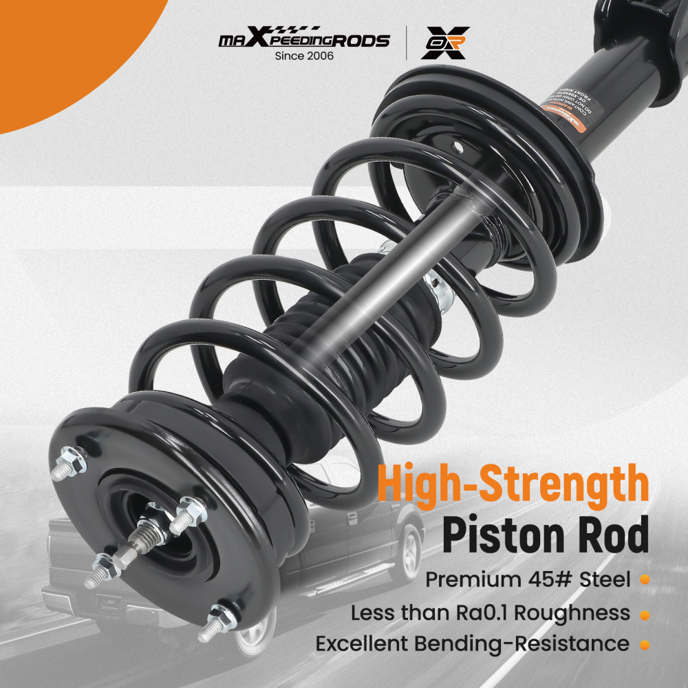 Front Struts w/Coil Spring + Control Arms compatible for Ford Edge 2007-2010 compatible for FWD 172889