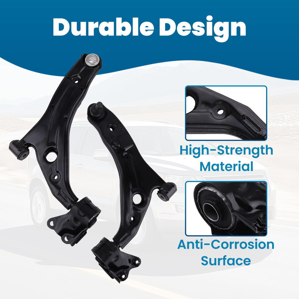 4x Front Shock Struts w/Control Arms compatible for Ford Edge compatible for Lincoln MKX 07-10 172889