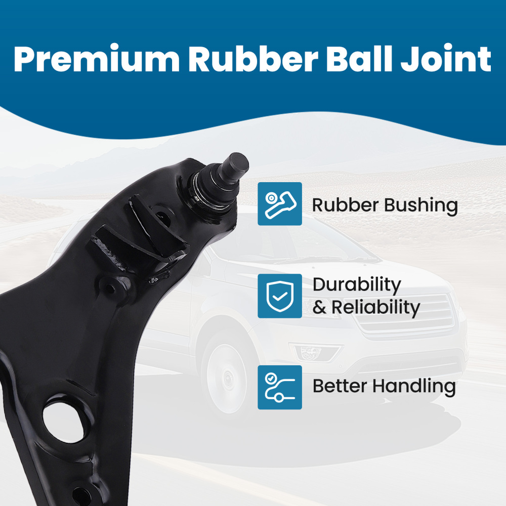 4x Front Shock Struts w/Control Arms compatible for Ford Edge compatible for Lincoln MKX 07-10 172889