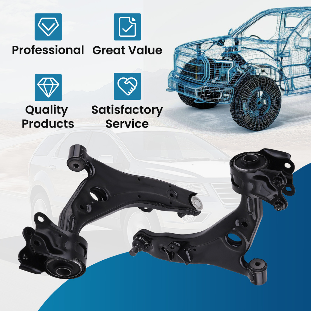 4x Front Shock Struts w/Control Arms compatible for Ford Edge compatible for Lincoln MKX 07-10 172889