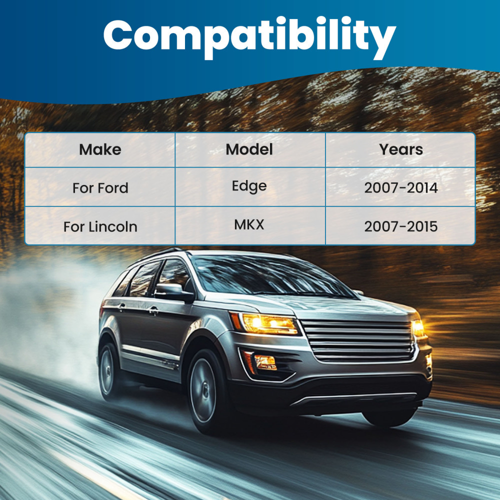 Front Struts w/ Coil Spring + Lower Control Arms Kit compatible for Ford Edge 07-10 compatible for FWD