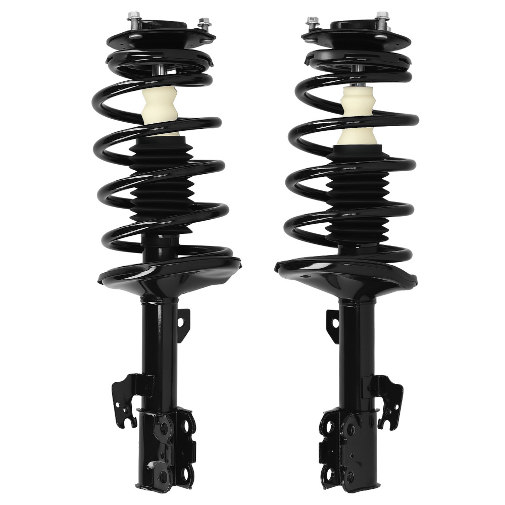 Pair Front Struts w/ Coil Spring Assembly for 2004-2006 compatible for Toyota Sienna AWD compatible for FWD