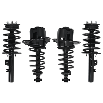 4pcs Front + Rear Struts w/Coil Spring compatible for Ford Taurus compatible for Mercury Sable 2008-2009