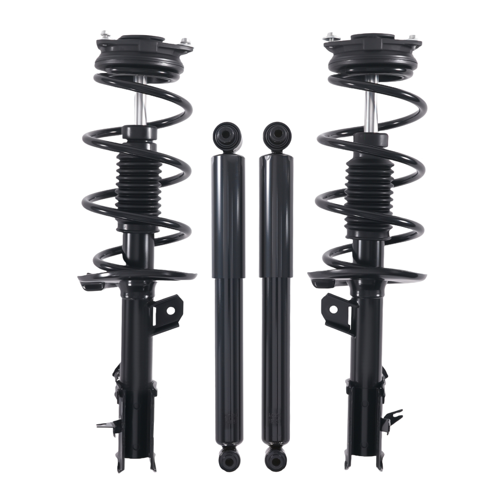 Front Struts w/ Coil Springs Rear Shock Absorbers FOR 2008 - 2013 compatible for Nissan Rogue