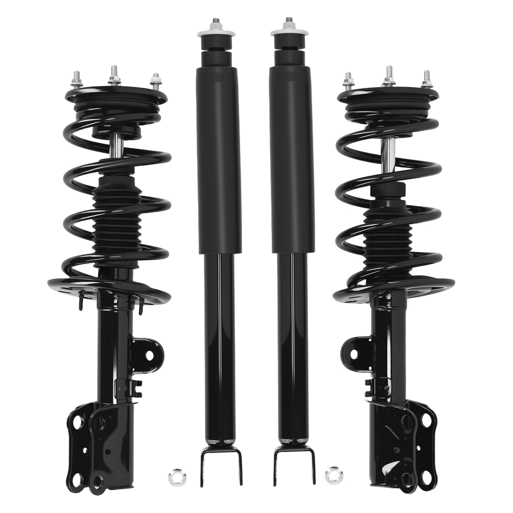 4pcs Front + Rear Struts w/Coil Spring compatible for Ford Taurus 13-19 3.5L SE SEL Limited