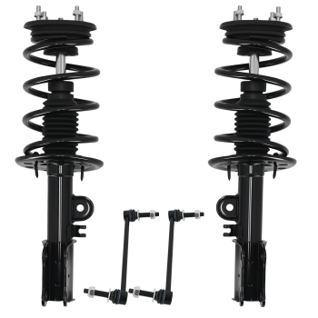 Suspension Front Struts w/ Sway Bar End Links compatible for Ford Taurus 2013-2018