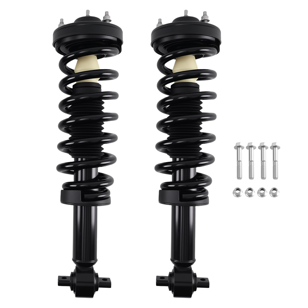 2pcs Front Left + Right Strut Spring compatible for Ford F-150 RWD 2014 3.5L 3.7L 5.0L 6.2L