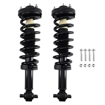 2pcs Front Left + Right Strut Spring compatible for Ford F-150 RWD 2014 3.5L 3.7L 5.0L 6.2L