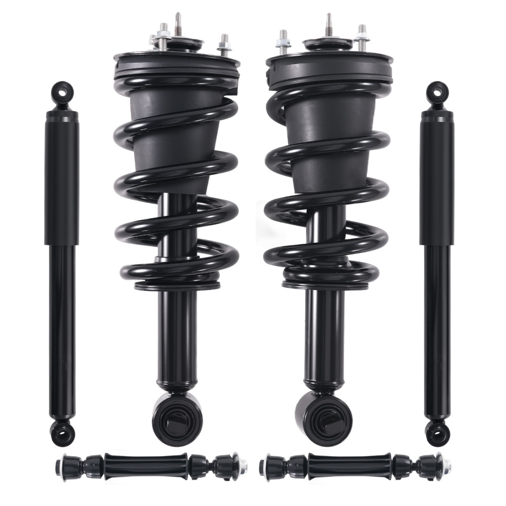 RWD Front Struts Sway Bars Rear Shocks for 2014-2018 compatible for Silverado 1500 compatible for Sierra 1500