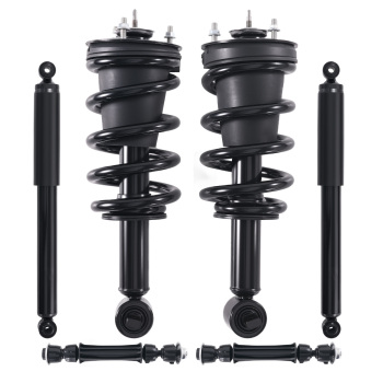 RWD Front Struts Sway Bars Rear Shocks for 2014-2018 compatible for Silverado 1500 compatible for Sierra 1500