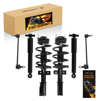 Front Struts Rear Shocks Sway Bars compatible for Chevy Traverse compatible for Buick Enclave GMC Acadia