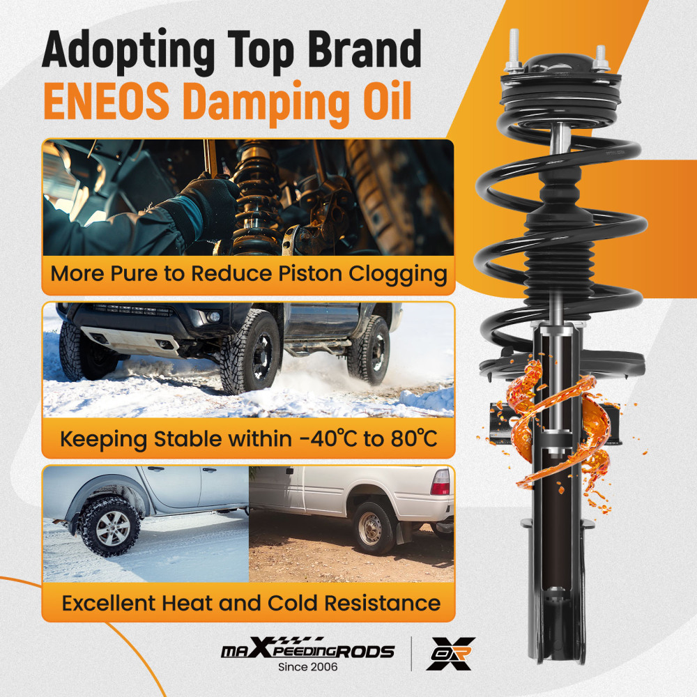 Front Struts Rear Shocks Sway Bars compatible for Chevy Traverse compatible for Buick Enclave GMC Acadia