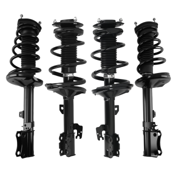 Set 4 Front Rear Struts Coil Spring Assembly for 2001-2003 compatible for Toyota Highlander FWD