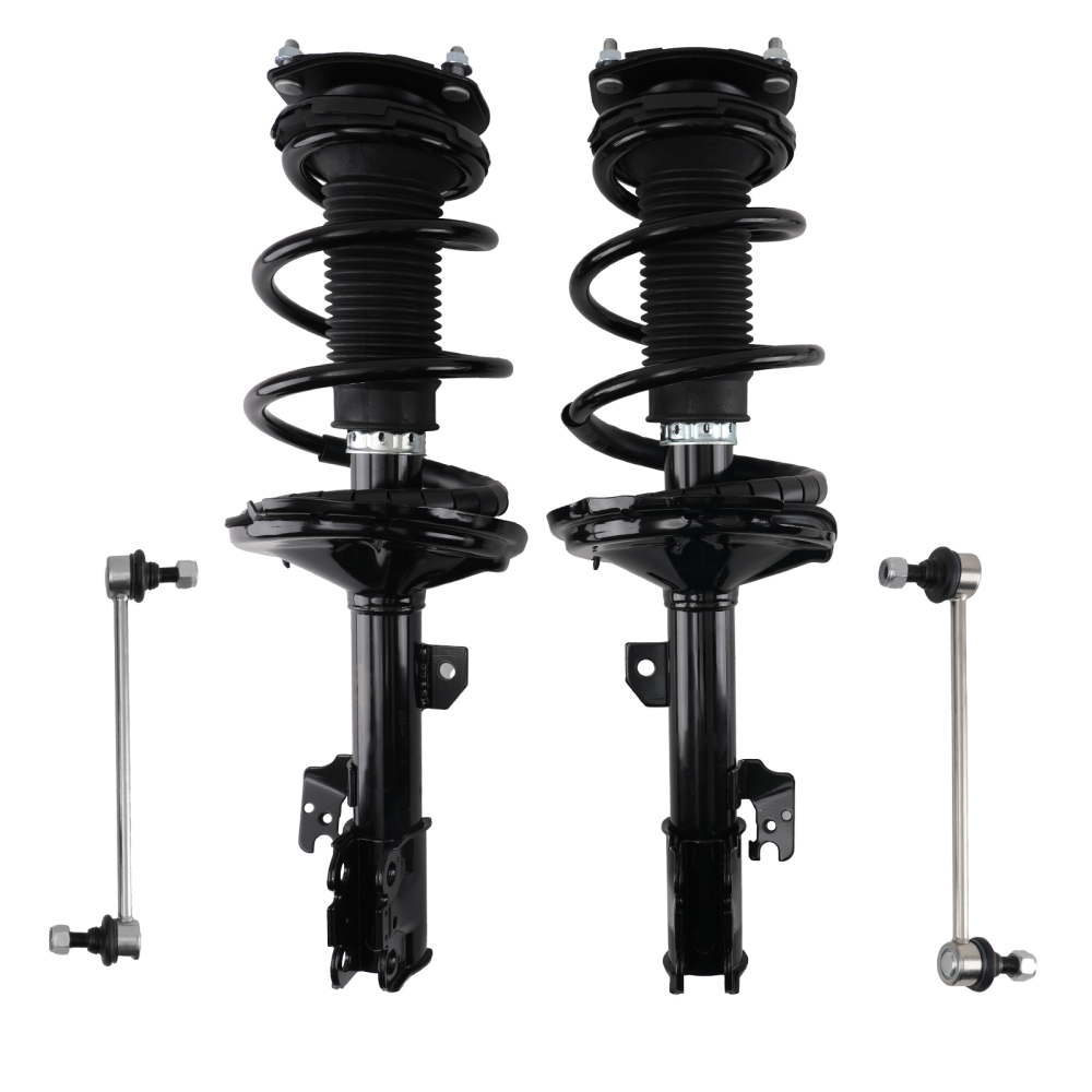 Front Struts w/Coil Springs Sway Bars for 2001-2003 compatible for Toyota Highlander AWD compatible for FWD