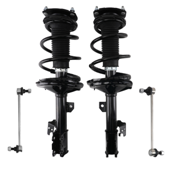 Front Struts w/Coil Springs Sway Bars for 2001-2003 compatible for Toyota Highlander AWD compatible for FWD