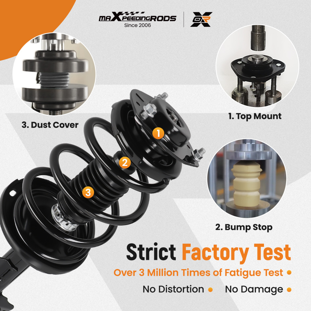 Suspension Kit Front Strut W/ Control Arms compatible for Toyota Highlander RX350 2010-2013