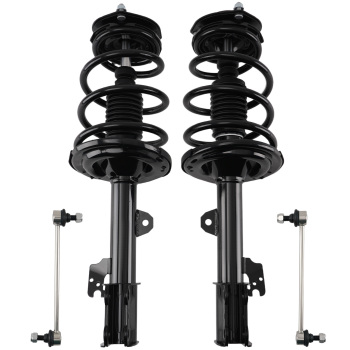 Front Struts w/SpringsSway Bar Links compatible for Toyota Highlander LEXUS RX350 RX450H