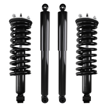4x Front Complete StrutsRear Shocks Absorbers For 2005-2019 compatible for Nissan Frontier