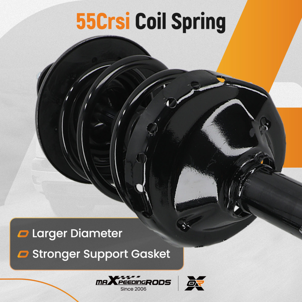 Front Struts w/Springs Suspension compatible for Subaru Legacy 2005-2009 172498 172499