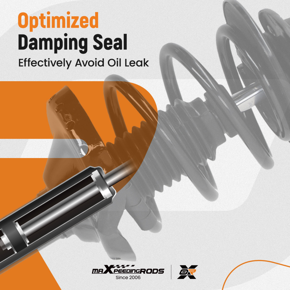 Front Struts w/Springs Suspension compatible for Subaru Legacy 2005-2009 172498 172499