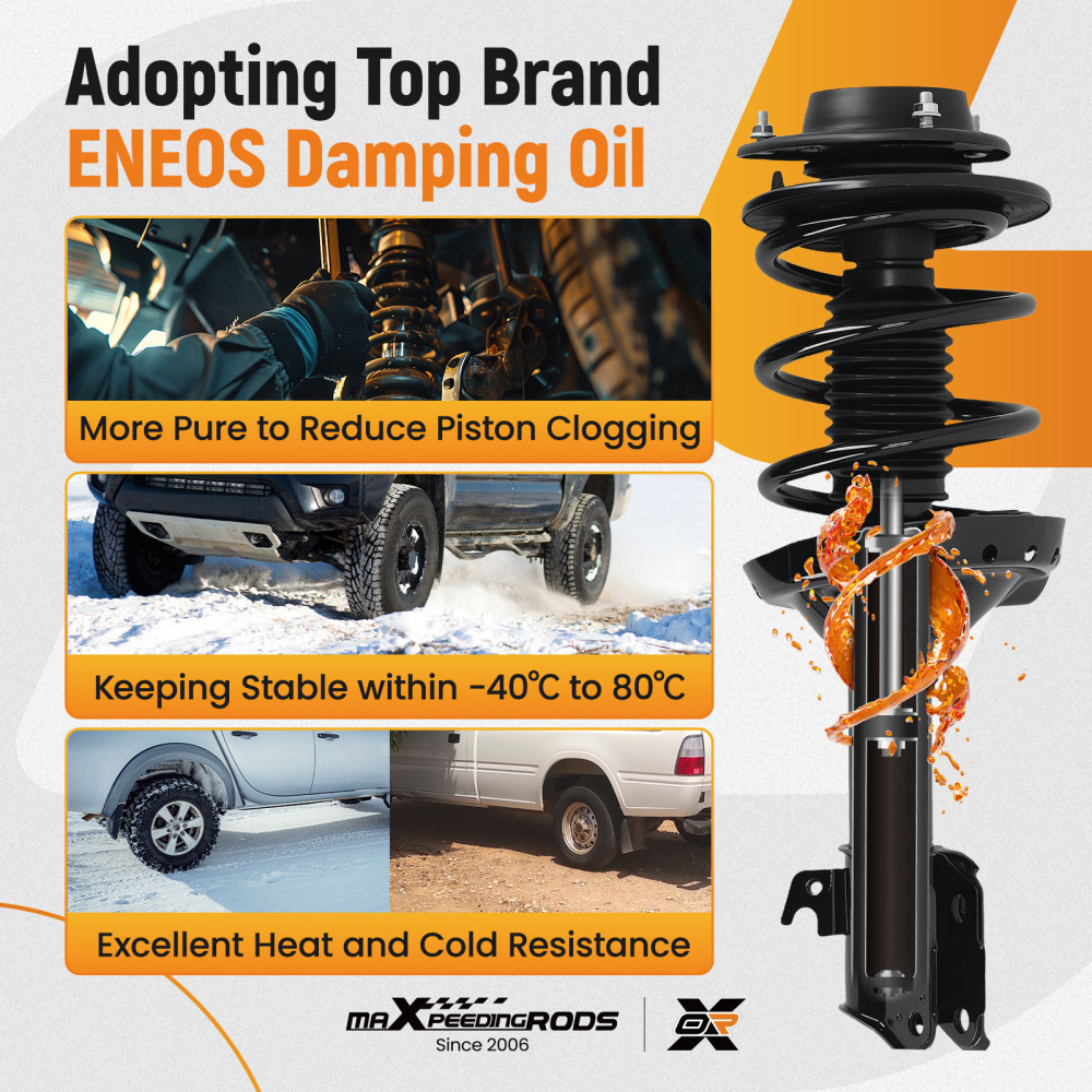 FrontRear Quick Complete StrutsCoil Springs for 2005-2009 compatible for Subaru Legacy