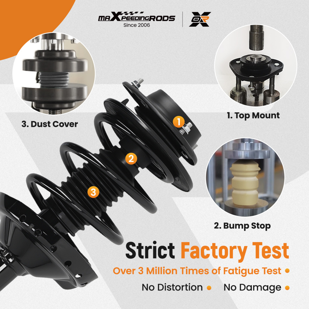 FrontRear Quick Complete StrutsCoil Springs for 2005-2009 compatible for Subaru Legacy