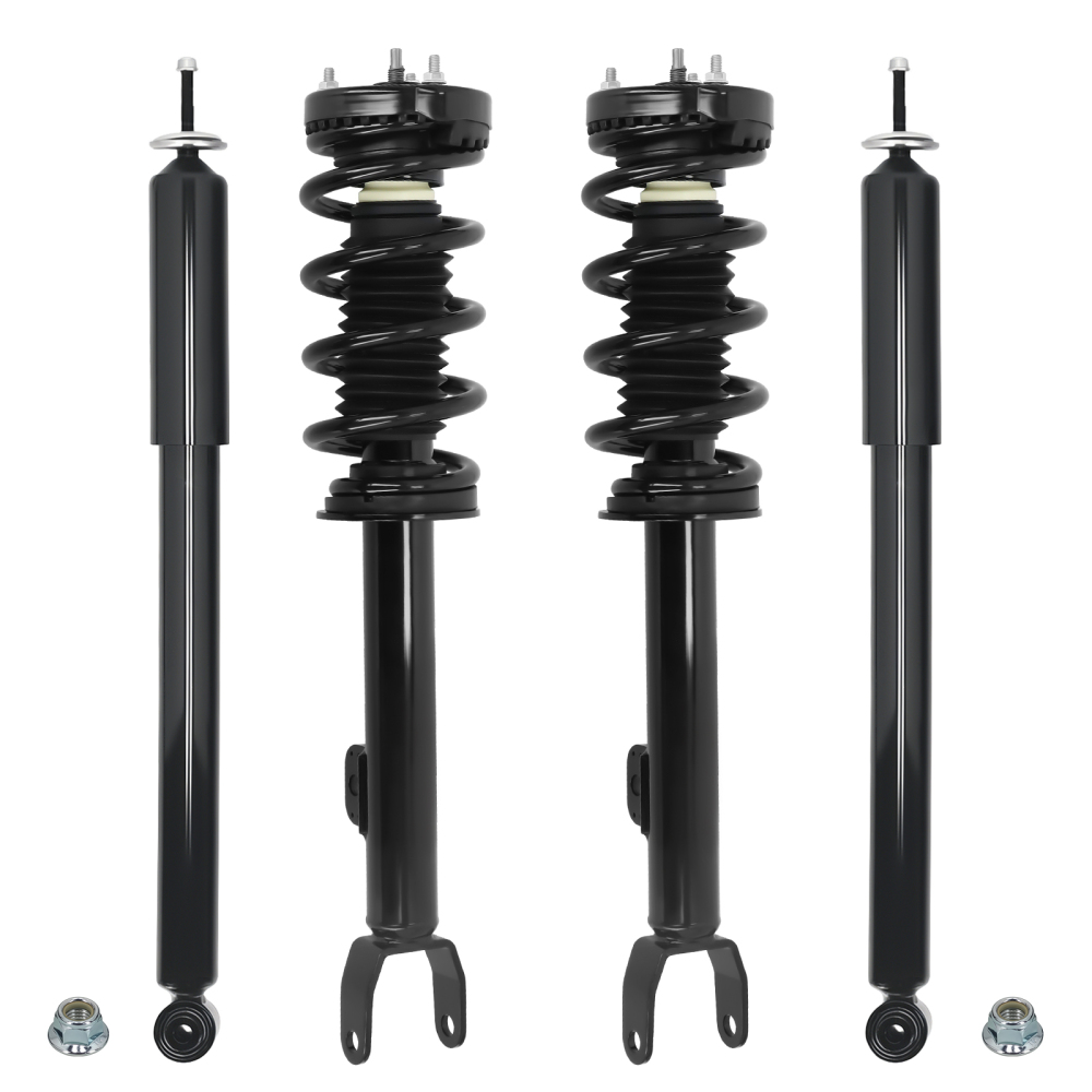 4pcs Rear Front Struts Assembly compatible for Dodge Charger 2011-2021 SE R/T RWD