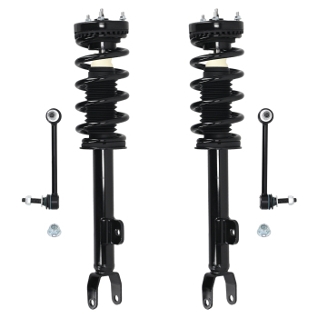 Suspension Front Struts w/ Sway Bar End Links compatible for Dodge Charger 2011-2019 RWD