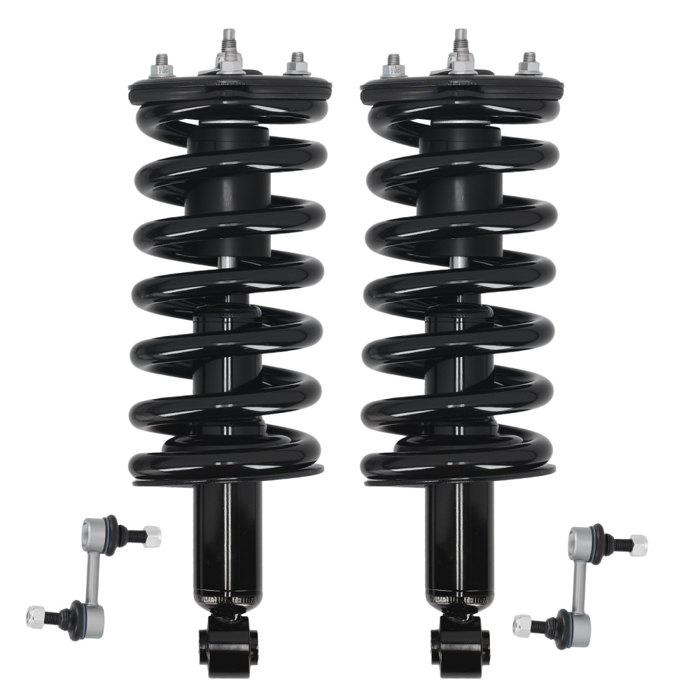 RWD Front Struts w/Coil Springs Sway Bars Kit for QX56 Pathfinder Armada TITAN