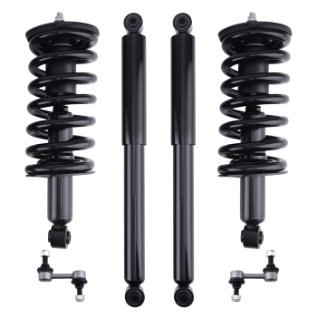 FrontRear Shock Strut AbsorberSway Bar compatible for Nissan TITAN 2004-2015 RWD