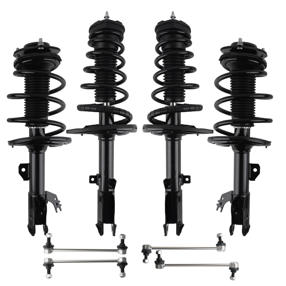 8pc Front Rear Struts Spring Sway Bars Suspension Kit for 2012-2017 compatible for Toyota Camry
