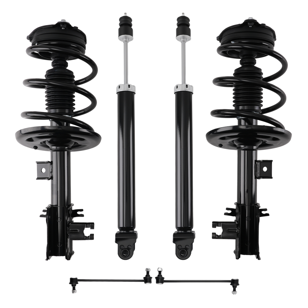 6X Front Struts w/Coil Spring Rear Shocks Sway Bars for 2013-2018 compatible for Nissan Altima